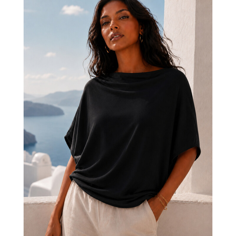 Fashionweek Dámská bavlněná oversize halenka MF626 88097504