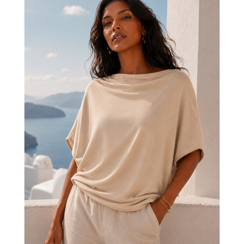 Fashionweek Dámská bavlněná oversize halenka MF626 98763843