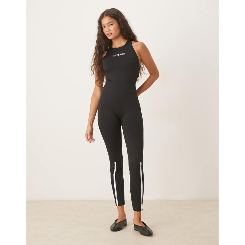 Calvin Klein Jeans intense power jumpsuit in black 115595074