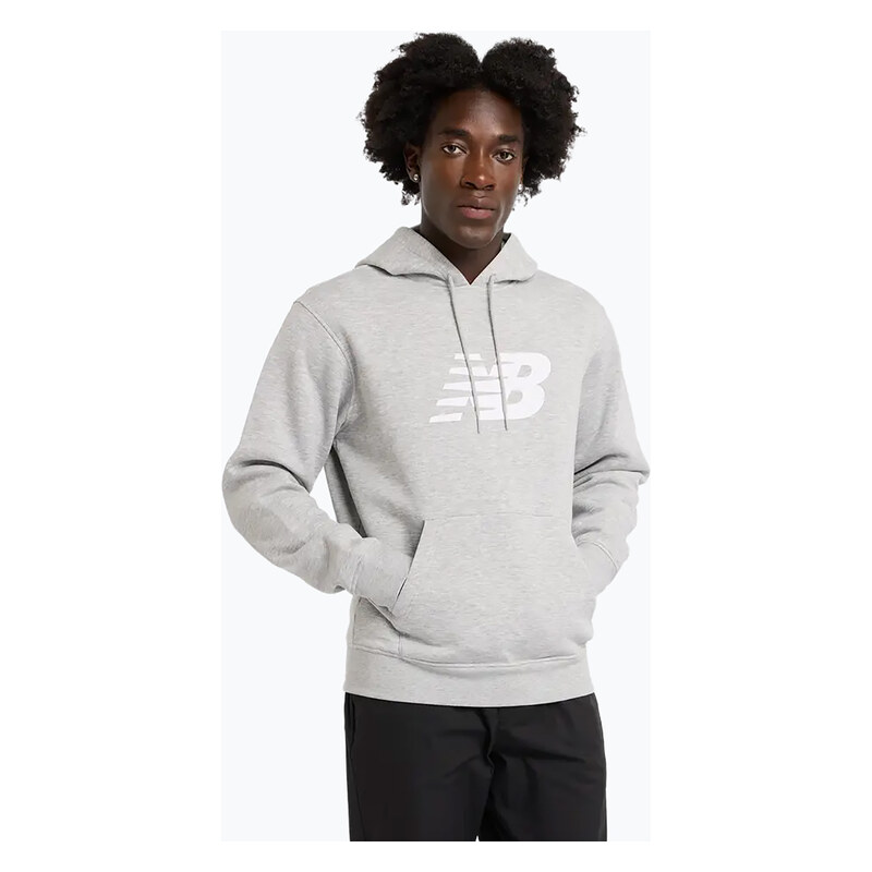 Pánská mikina New Balance Core Brushed Hoodie athletic grey