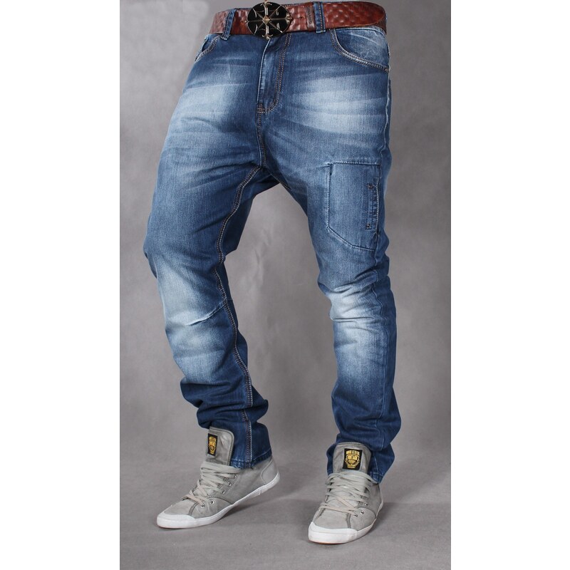 SUPERLAPP kalhoty pánské 16A baggy jeans džíny
