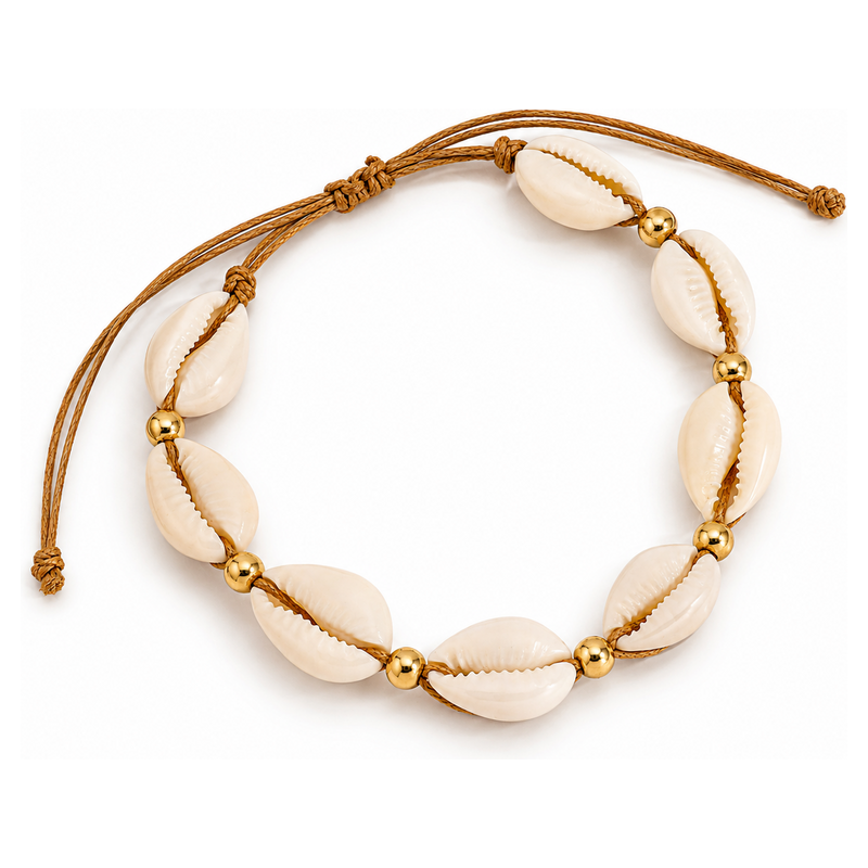 ELENYS Coco Shella – pozlacený náramek 18K žluté zlato 115602932