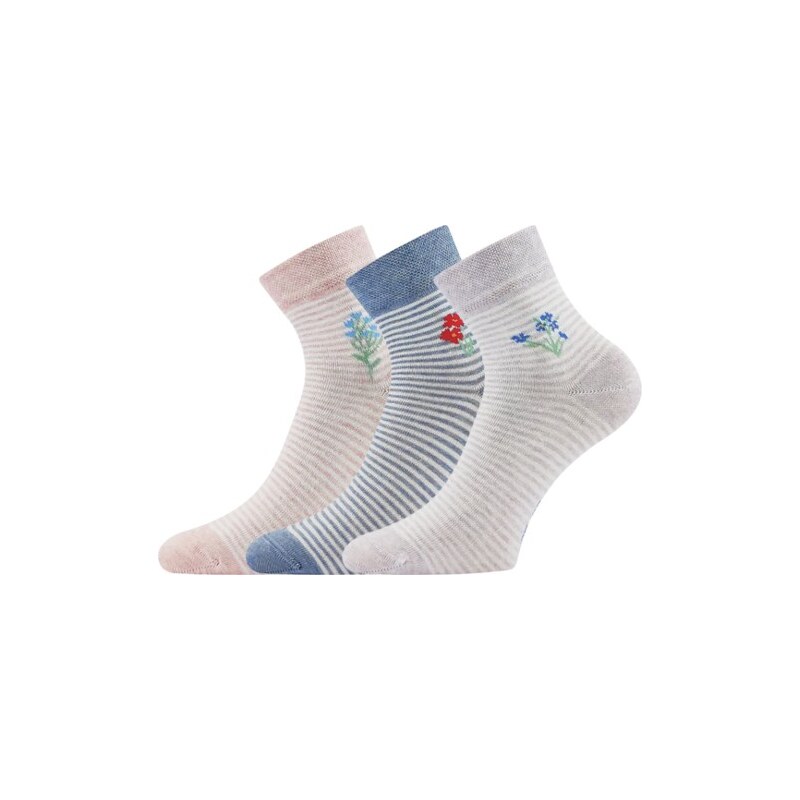 3PACK dámské ponožky Boma - Maky 04, mix barev