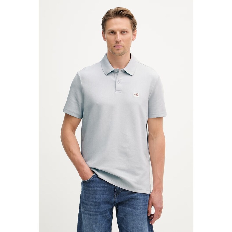 Calvin Klein Jeans polo pánské s bavlnou