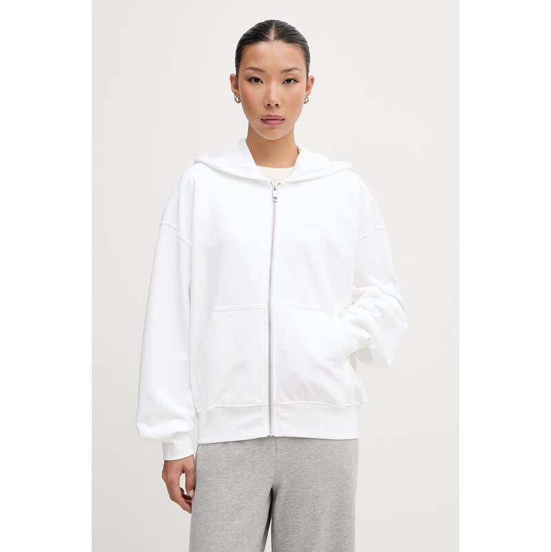 Calvin Klein mikina s kapucí dámská bavlněná 115605705