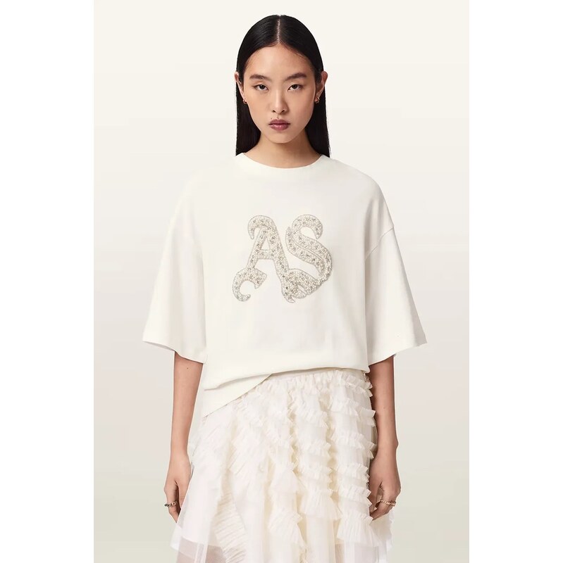 AllSaints oversize tričko dámské bavlněné ICON
