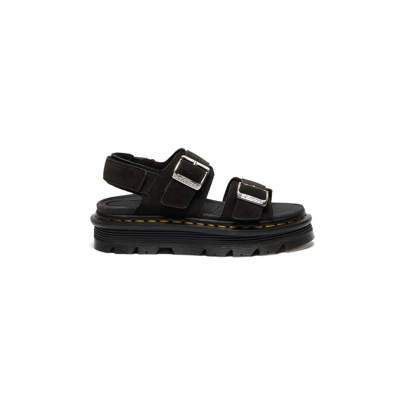 Dr. Martens sandály na platformě dámské semišové ZebZag Sandal