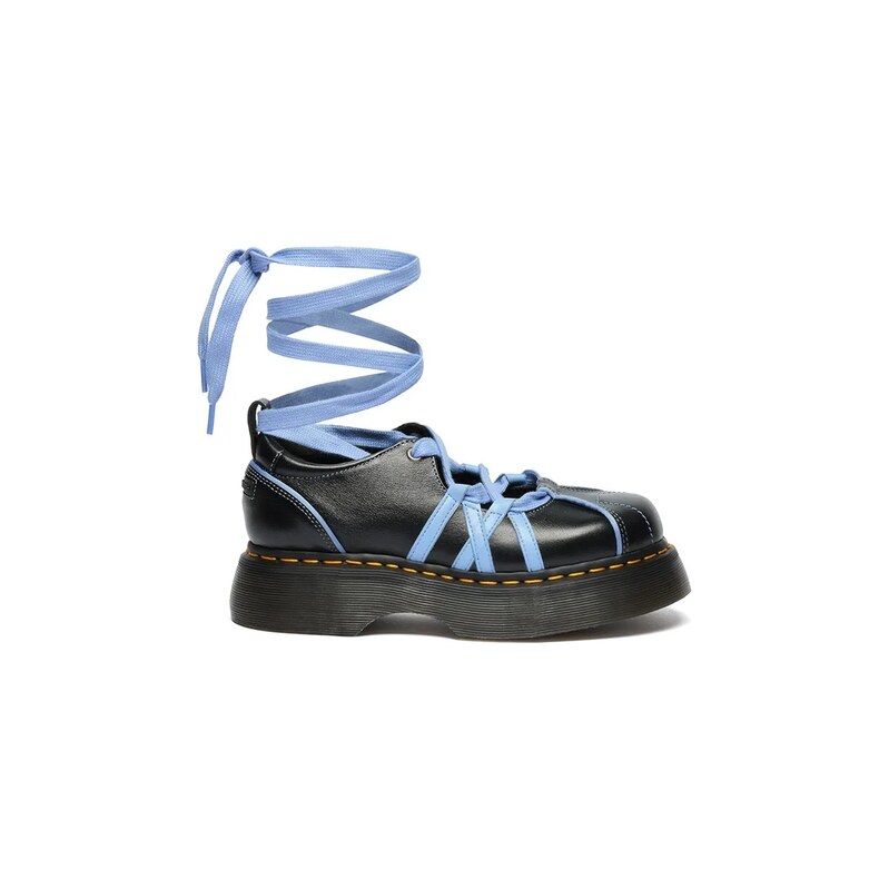 Dr. Martens baleríny kožené Buzz Ballerina Lace Up Shoe