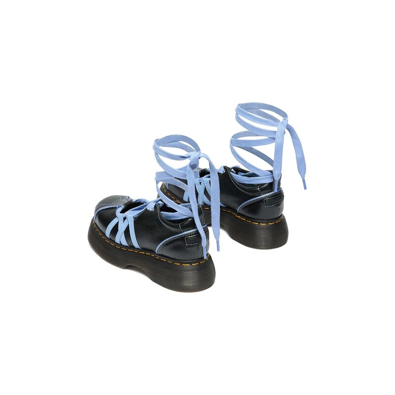 Dr. Martens baleríny kožené Buzz Ballerina Lace Up Shoe
