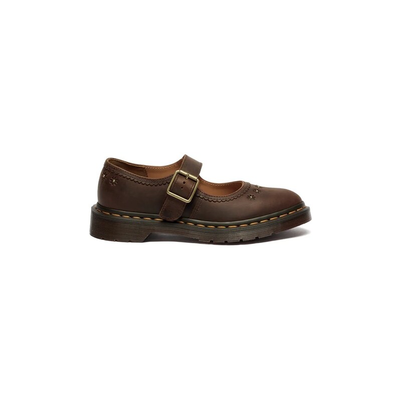 Dr. Martens baleríny kožené Mary Jane Flower