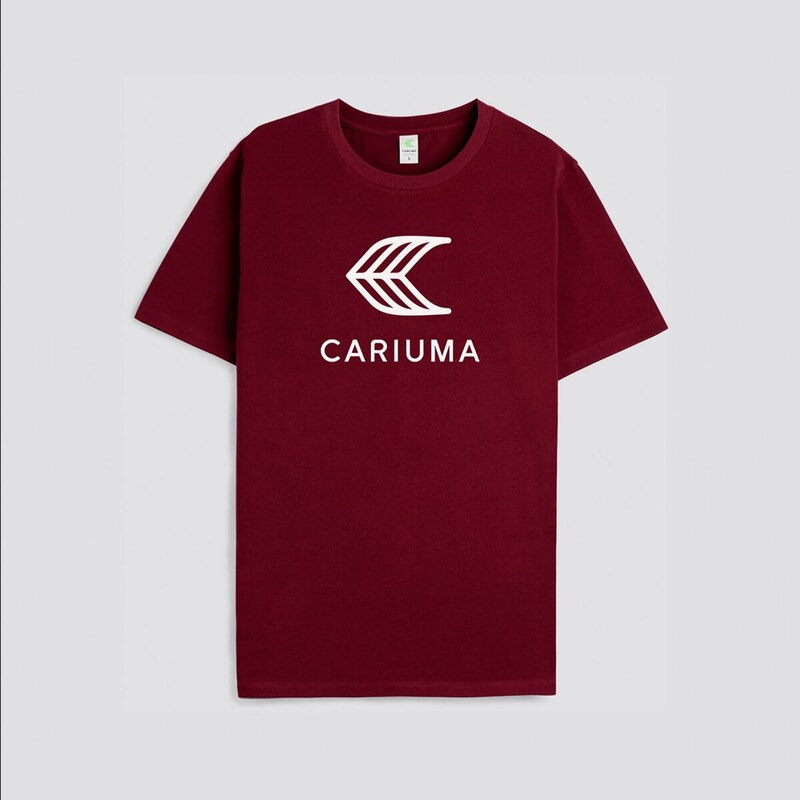 Cariuma T-Shirt Burgundy with Off-White Logo