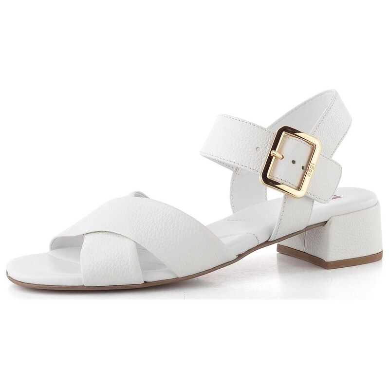 Högl luxusní sandály na podpatku creme 9-102623-1200 115605294