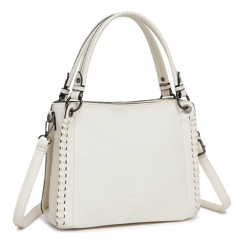 Miss Lulu Kabelka Textured Light Beige 115604859