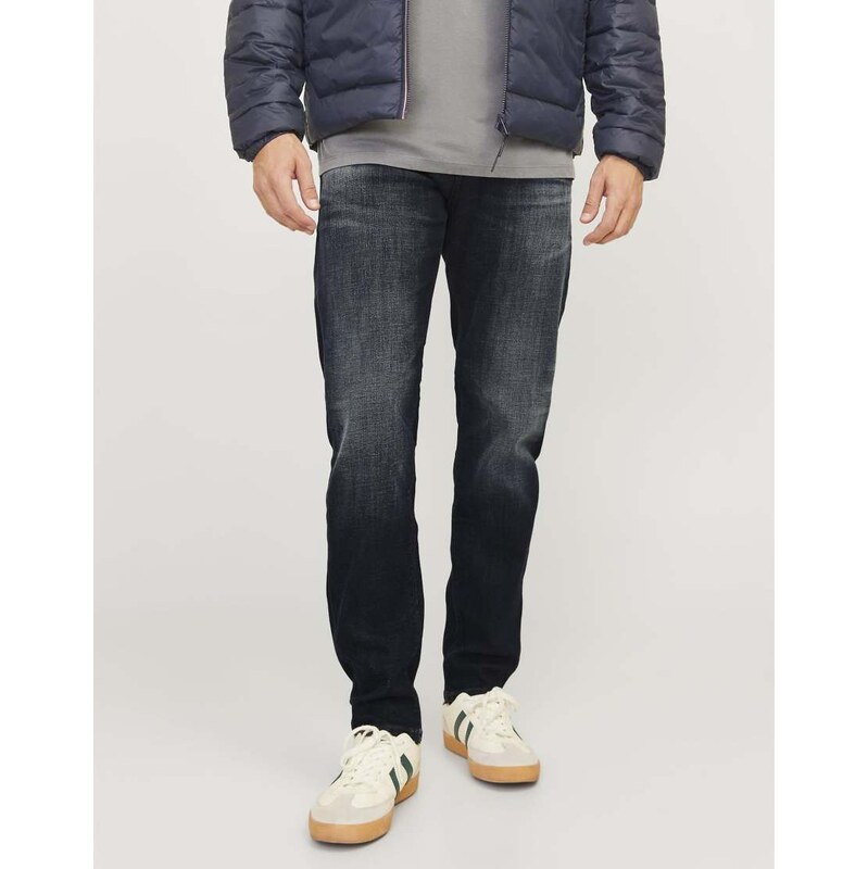 Jack & Jones Tapered fit jeans in blue denim