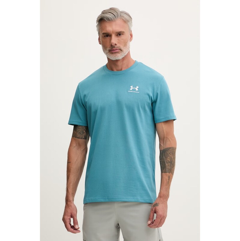 Under Armour tréninkové tričko pánské UA LOGO EMB HEAVYWEIGHT