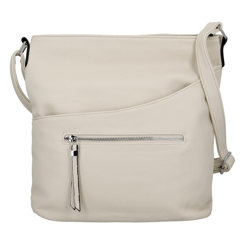 Dámská crossbody kabelka krémová - Firenze Berit krémová