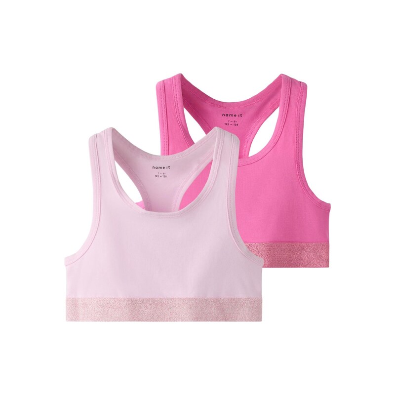 NAME IT Podprsenka pink / pastelově růžová