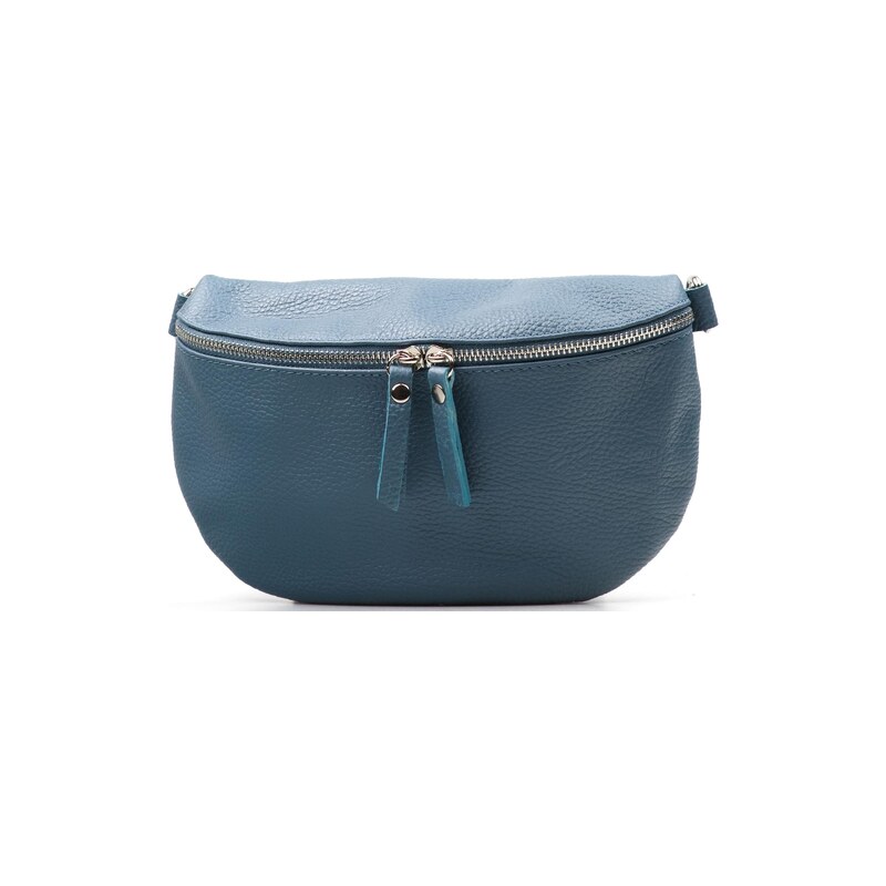Blaire Kožená crossbody ledvinka Nadine modrá 106139557