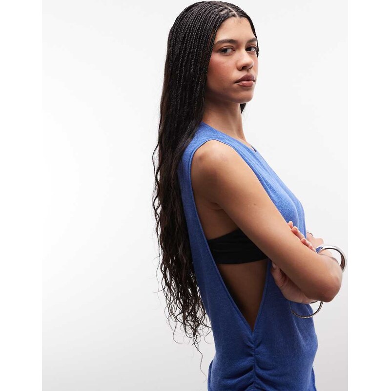 Weekday co-ord dropped armhole tank in blue 115744210