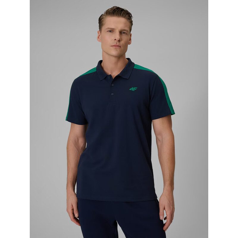 Pánské regular polo tričko 4F tmavě modrá