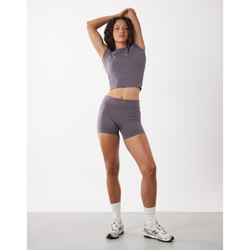 Cotton On Active ultra soft fitted t-shirt in violet grey