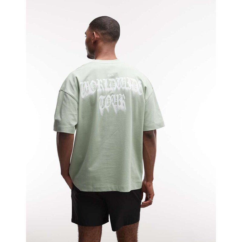 4505 oversized heavyweight quick dry cotton t-shirt with tour