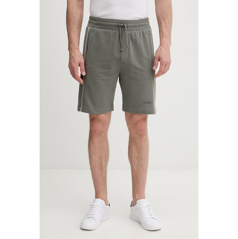 HUGO teplákové šortky pánské bavlněné s elastanem PALO SHORTS