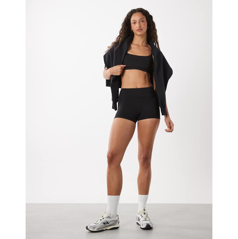 Cotton On Active ultra soft micro short in black 115614700