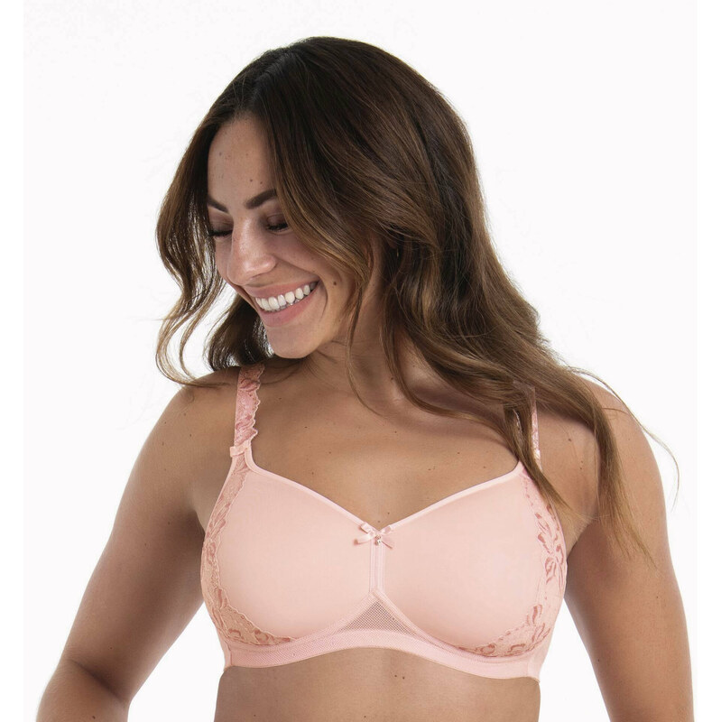 Suzette soft podprsenka košíčky se spacer-výztuží 5256 wild rose - 115613046