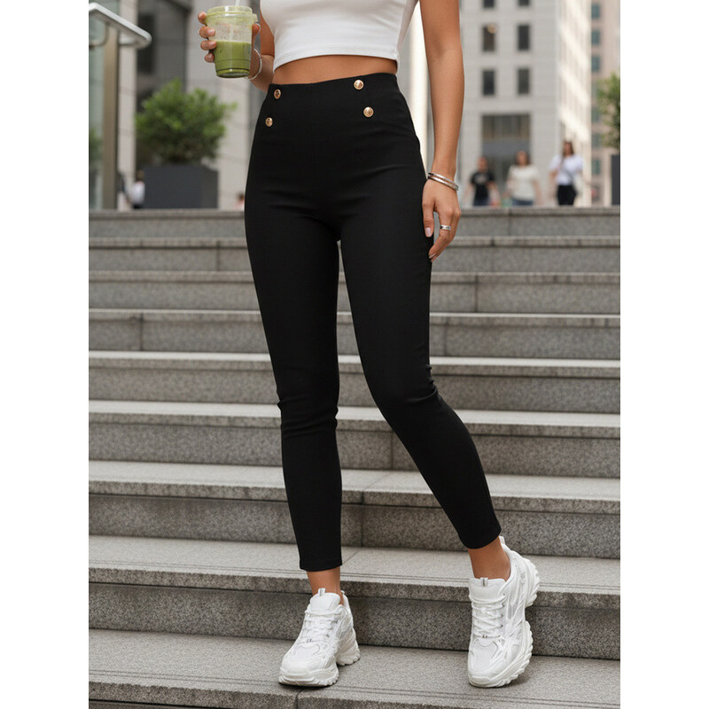 Dámské legíny UY2849 černé - FashionStreet 115613141