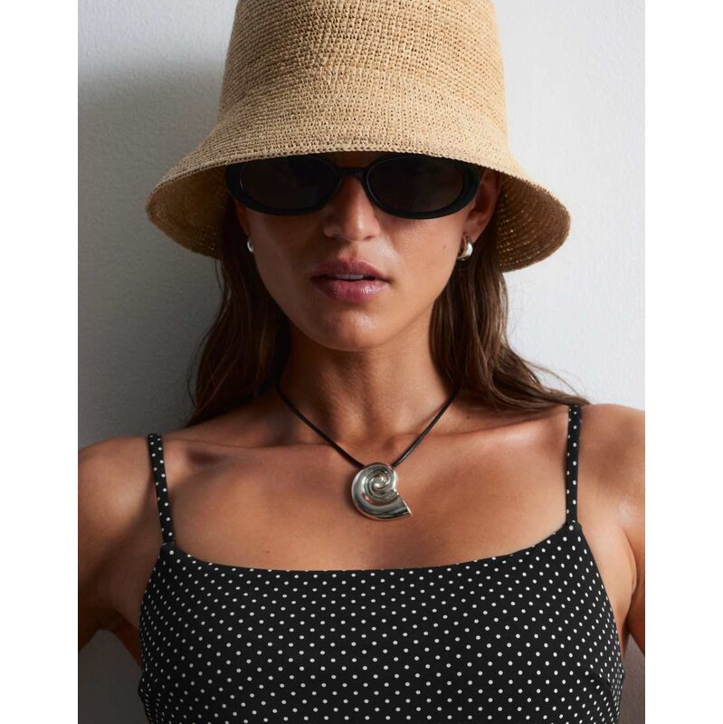 & Other Stories pure straw bucket hat in natural-Neutral 115733696