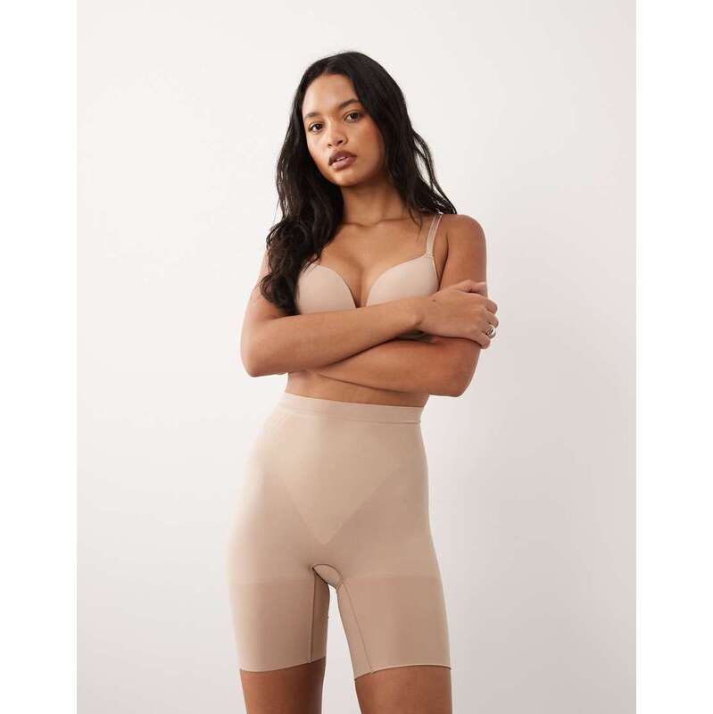 SPANXsculpt GoFigure mid-thigh short in chai beige-Neutral 115614720