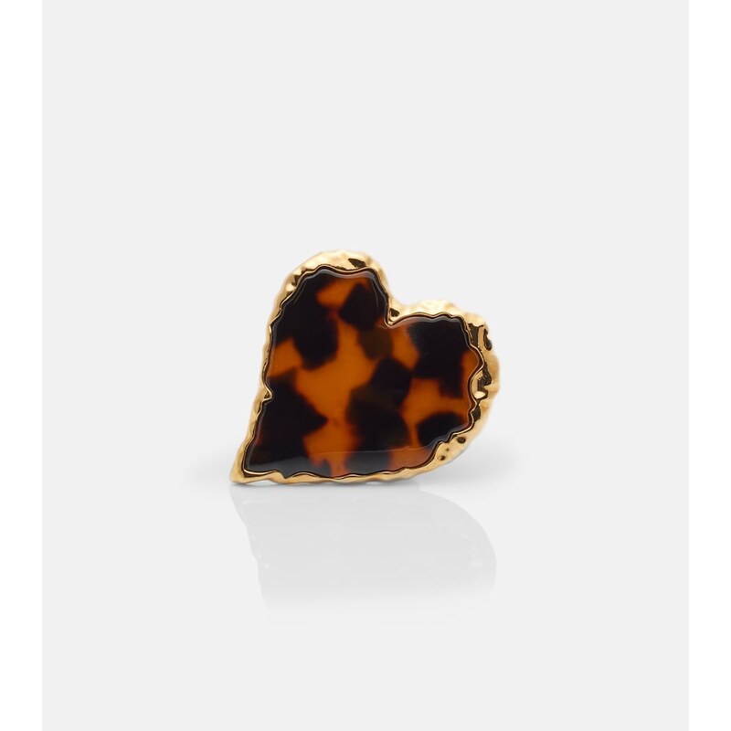 Oscar de la Renta Heart embellished ring