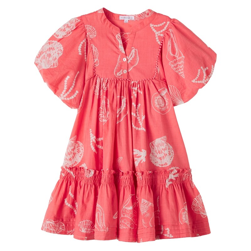 Poupette St Barth Kids Cruz printed cotton dress