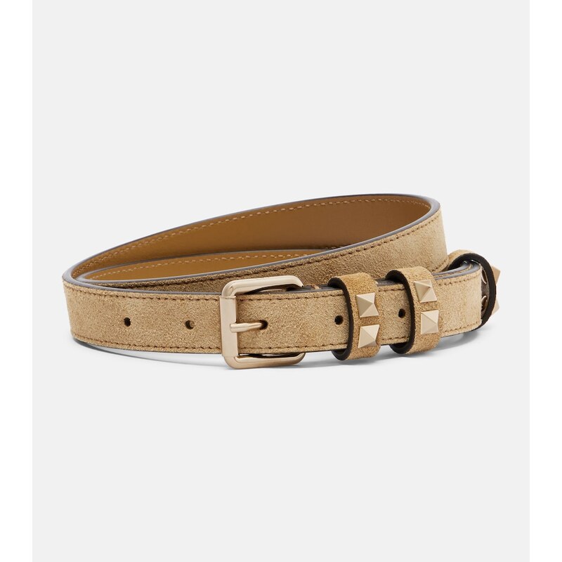 Valentino Garavani Rockstud suede belt