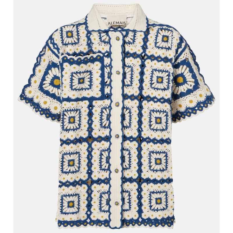 Alemais AlÃmais Dolly crochet cotton shirt
