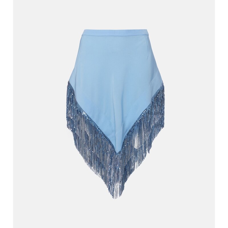 Rabanne Chainmail crÃªpe miniskirt