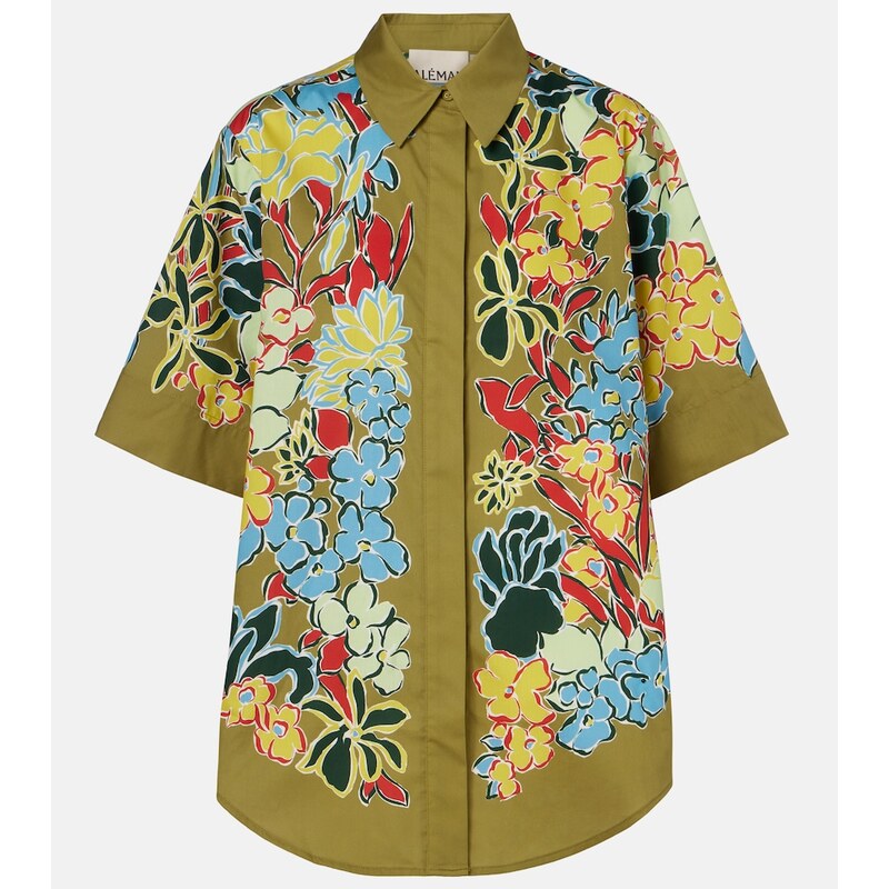 Alemais AlÃmais Solstice floral cotton-blend shirt