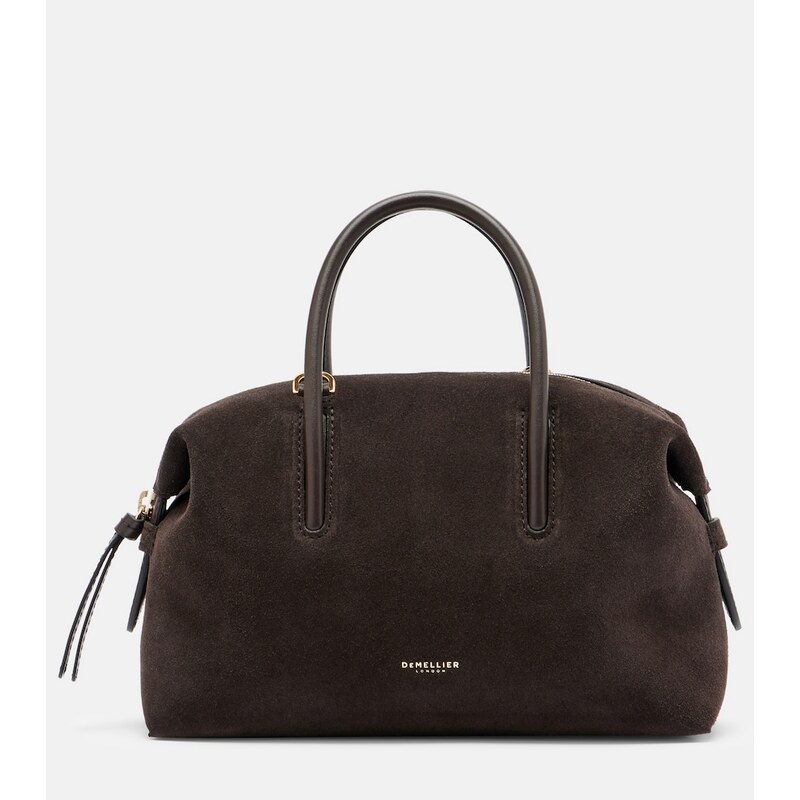DeMellier Stockholm Small suede top-handle bag