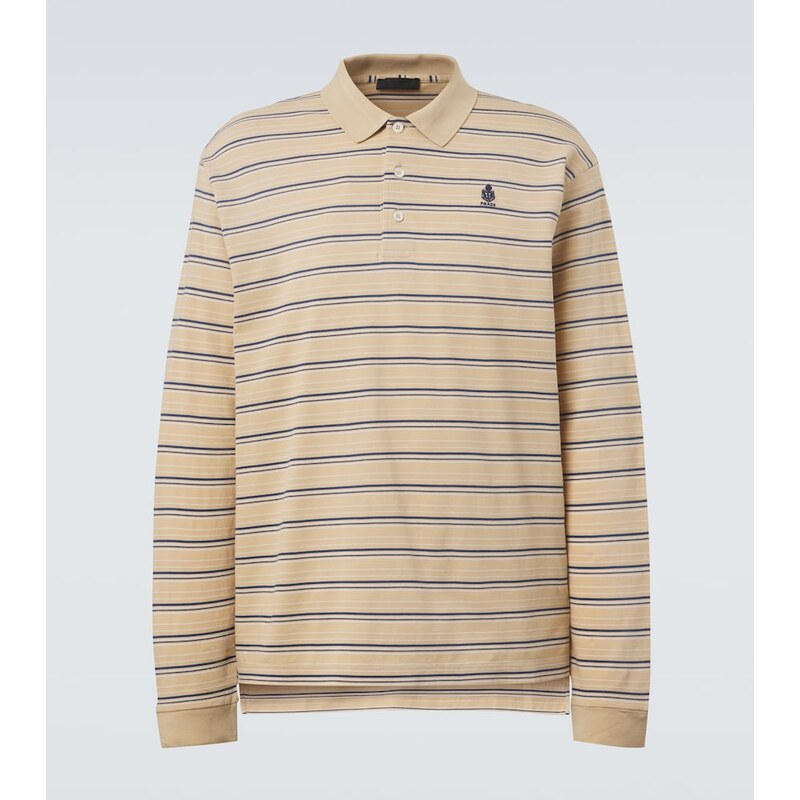 Prada Striped cotton piquÃ polo shirt