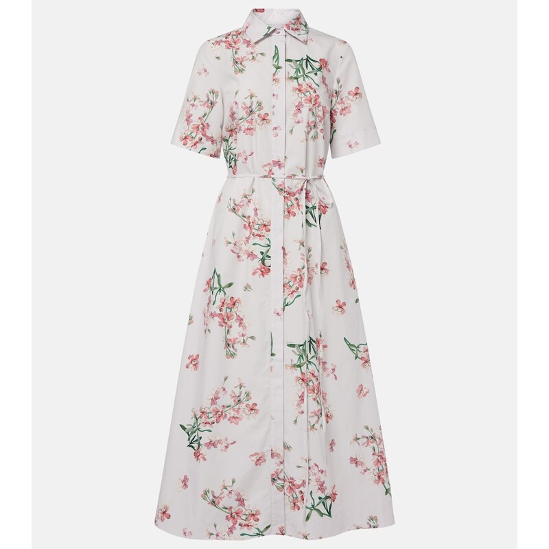 Erdem Floral cotton shirt dress