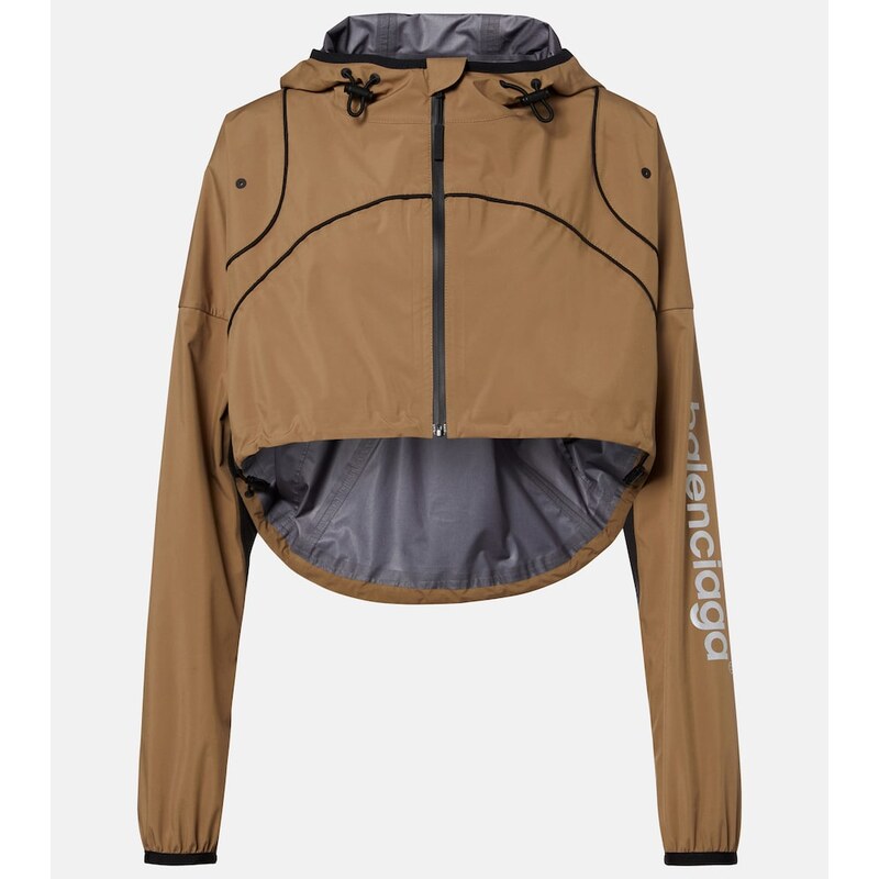 Balenciaga Cropped taffeta jacket