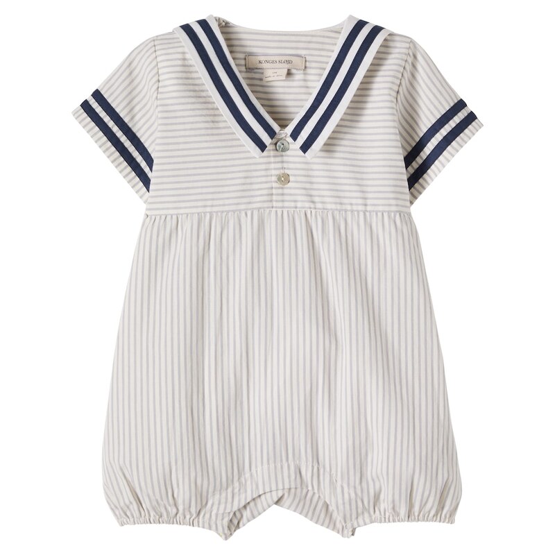 Konges Slojd Konges SlÃ¸jd Baby Allie striped cotton playsuit