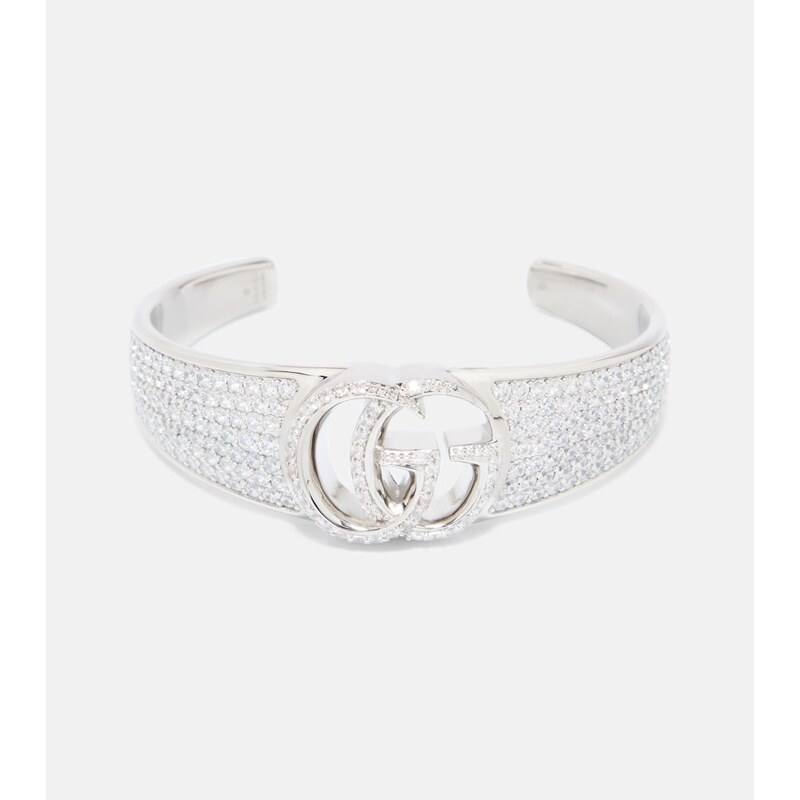 Gucci GG Marmont embellished cuff bracelet