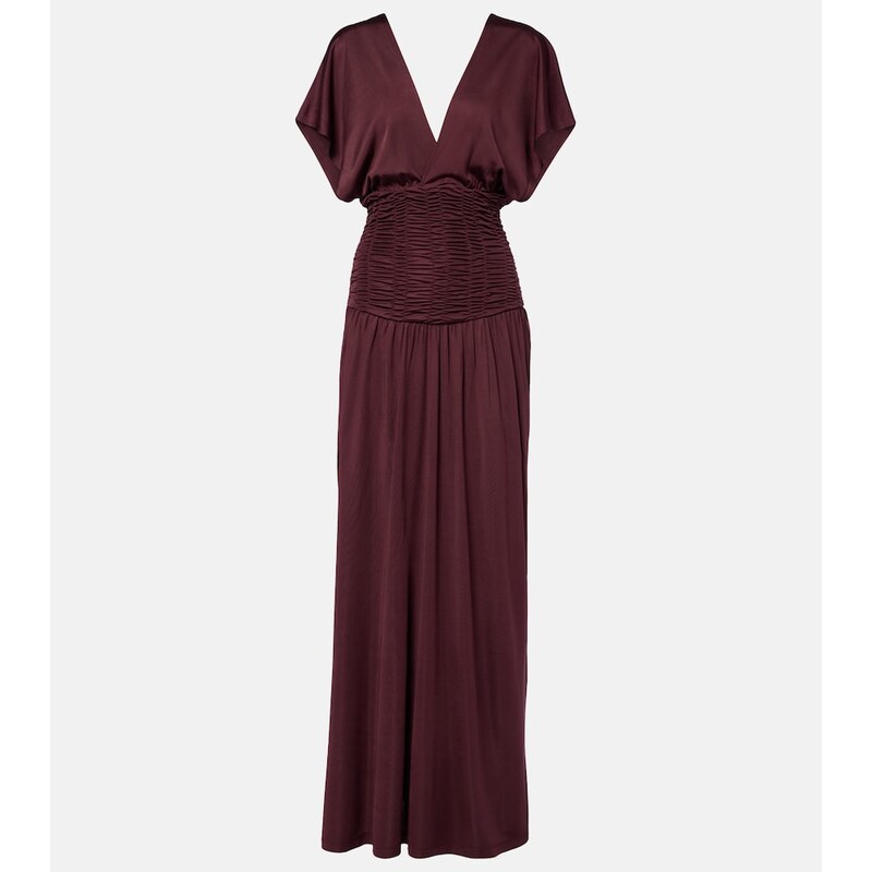Aya Muse Anara ruched maxi dress