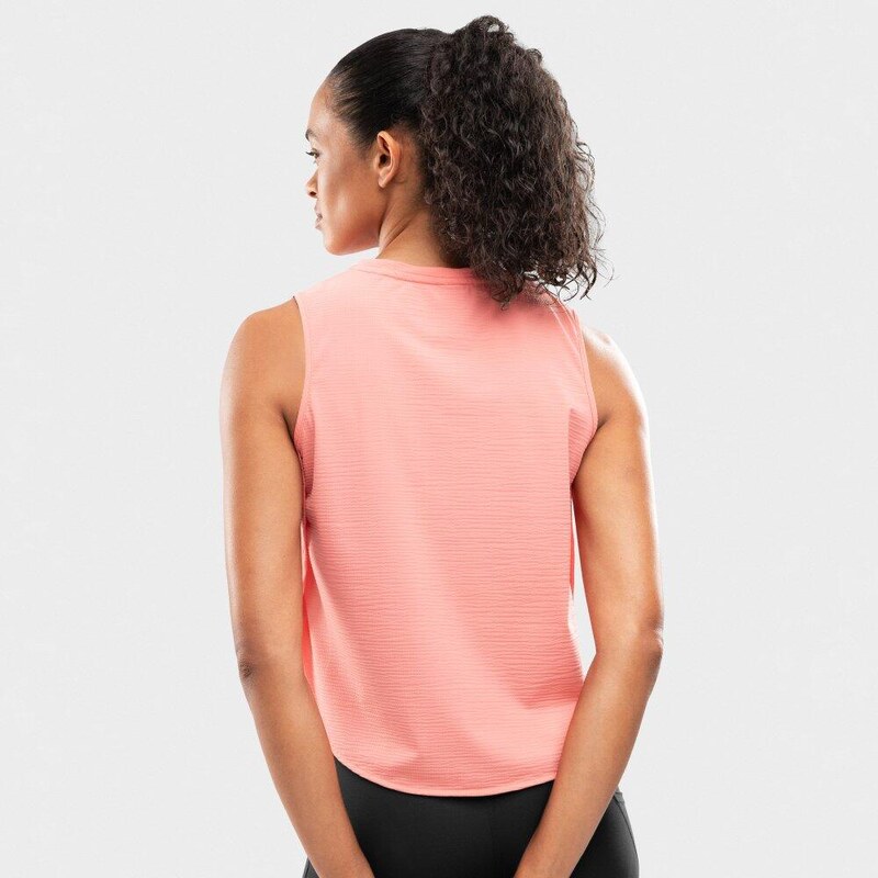 SIROKO Dámské běžecké tílko Seine Coral Pink 110465039