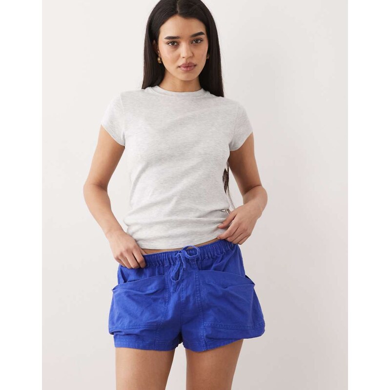 Free People good fortune short in blue 115624322