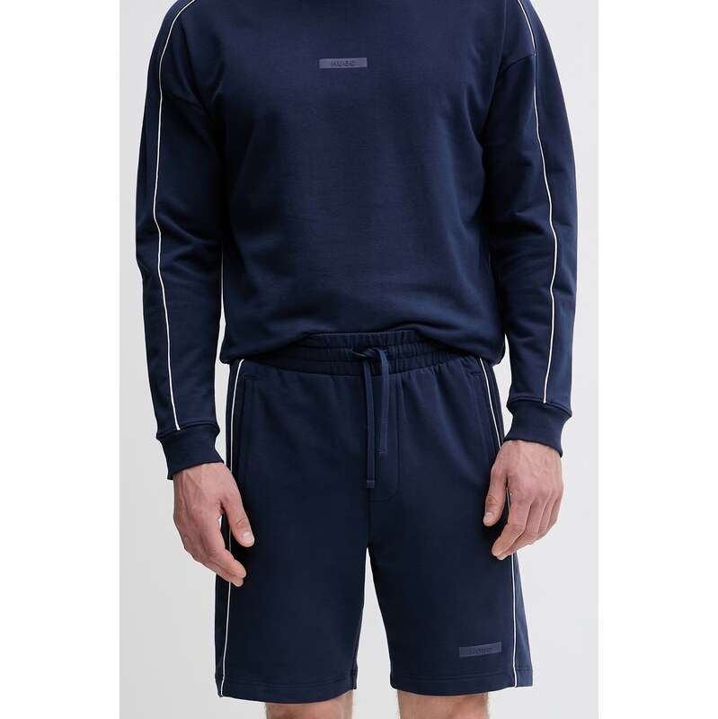 HUGO teplákové šortky pánské bavlněné s elastanem PALO SHORTS