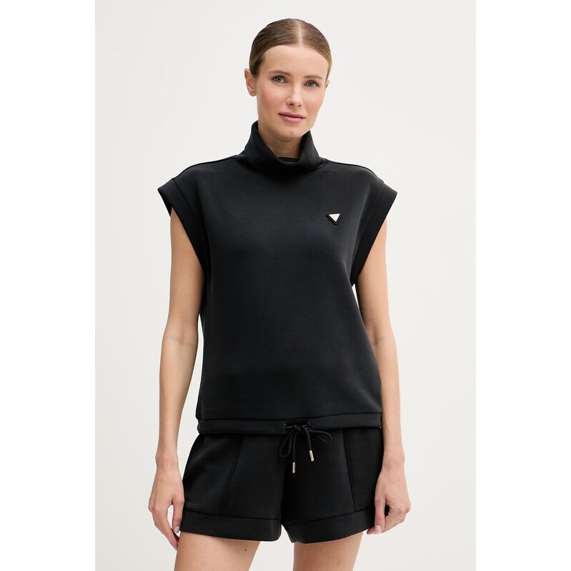 Guess mikina bez rukávů dámská s modalem OLYMPE 115625086