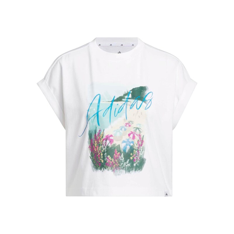 ADIDAS SPORTSWEAR Funkční tričko Summer Romance azurová / tmavě